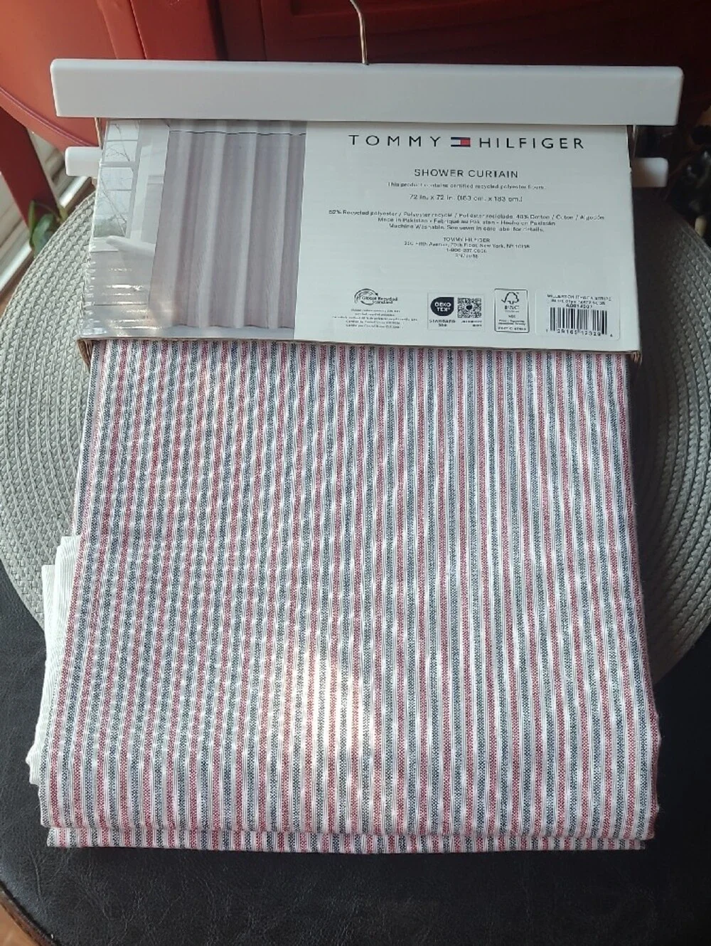 Tommy Hilfiger Millerton Ithaca Striped Shower Curtain
